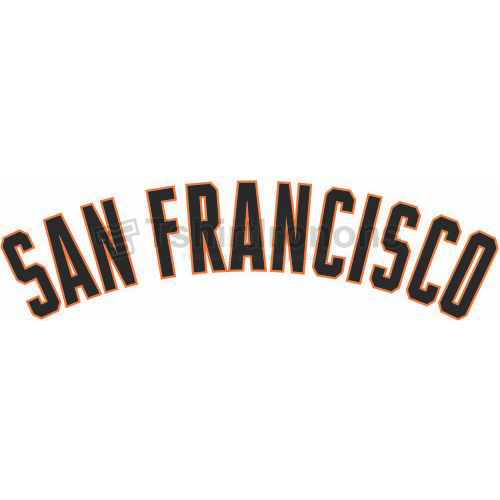 San Francisco Giants T-shirts Iron On Transfers N1904 - Click Image to Close